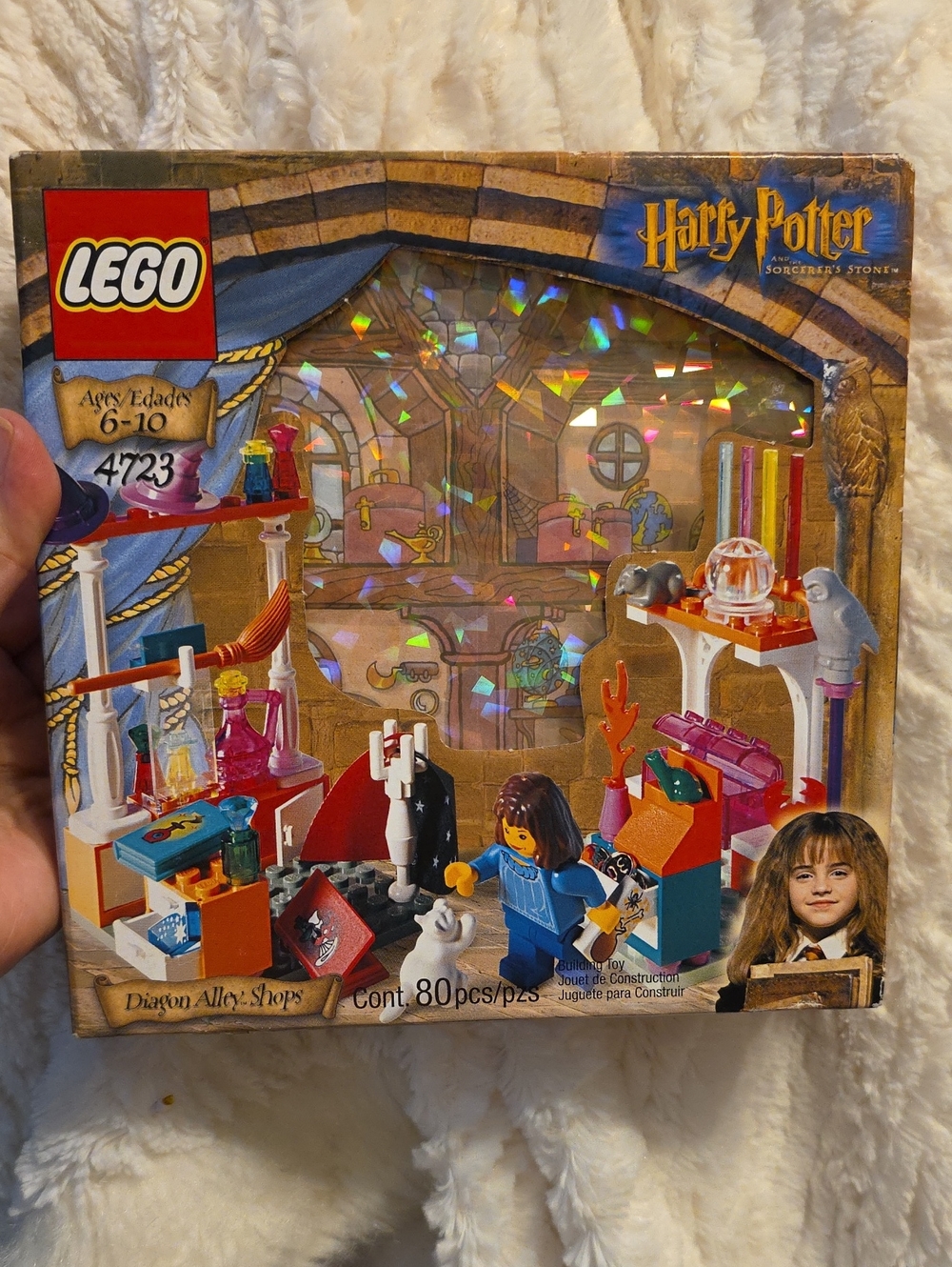 LEGO Harry Potter Diagon Alley Shops - Red, Blue, White, Pink, Orange, Green